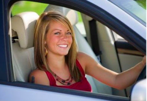 Female teenagers are more likely to get into car accidents if there is a boy in the car.