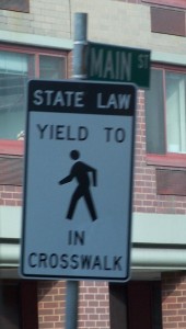 pedestrian sign betch